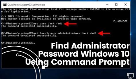 How to See User Password in Windows 10 Using Command .